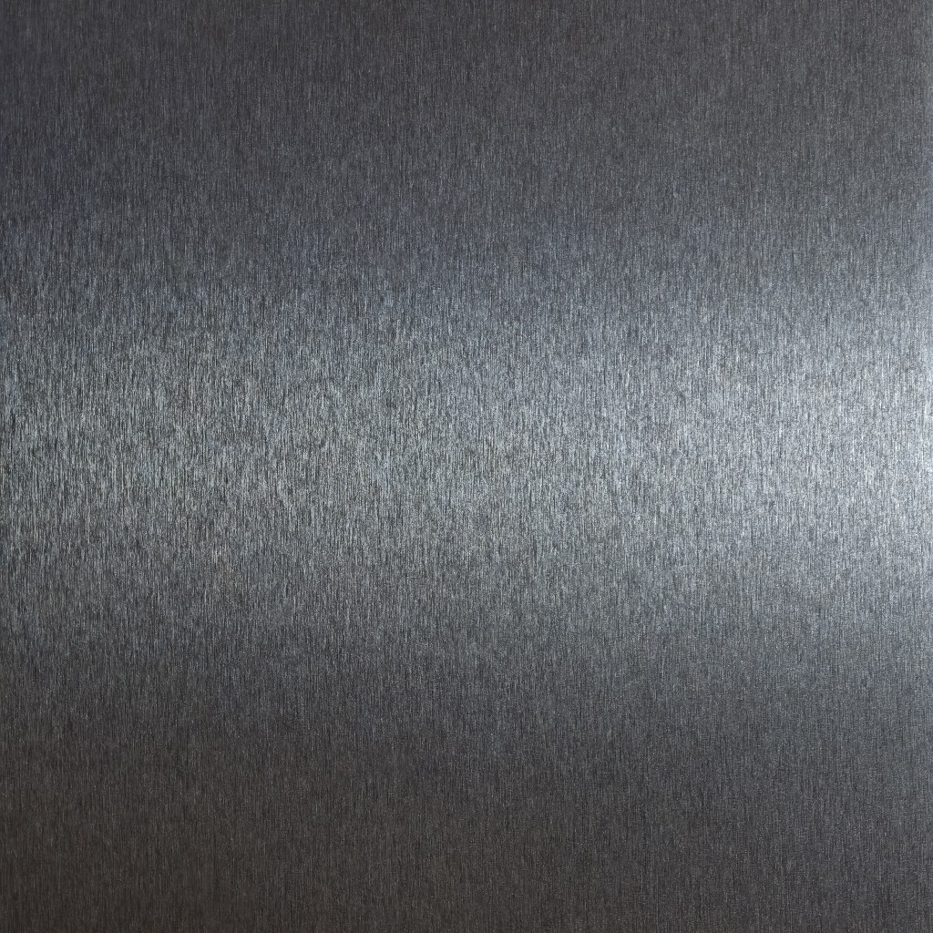 Brushed anodized aluminum finish