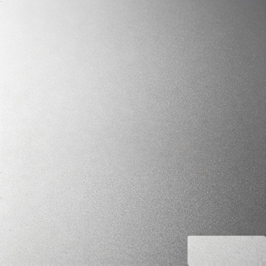 Sandblasted anodized aluminum finish